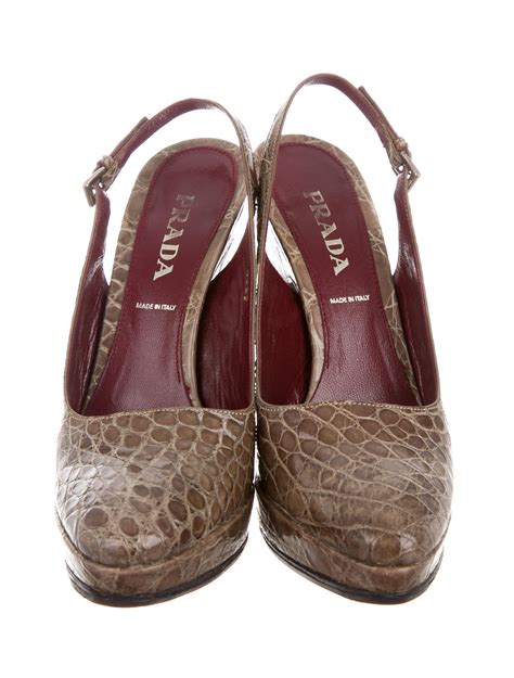 prada crocodile pumps|Prada Crocodile Pumps .